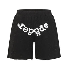 Sp5der Shorts Covered in Hot Diamonds