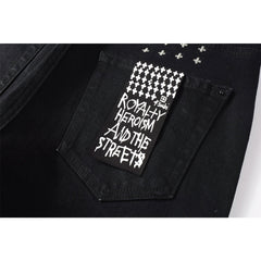 KSUBI Jeans Men's Straight High Street Pants