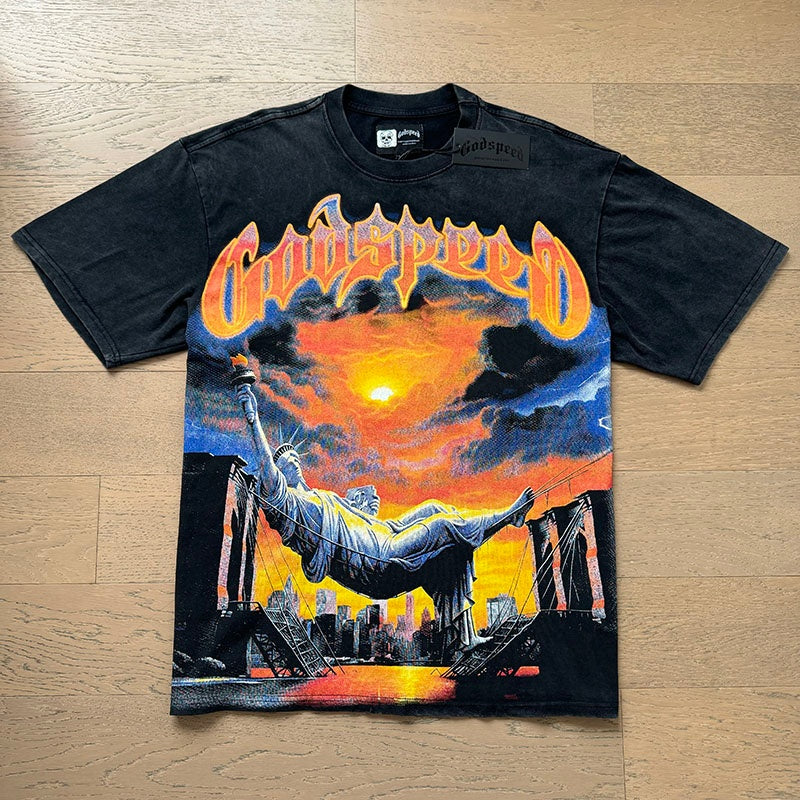 Godspeed T Shirts new fashionable short-sleeved shirt