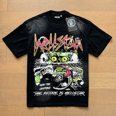 Hellstar T Shirts Washed Aging Process High-quality pure cotton high-street clothing