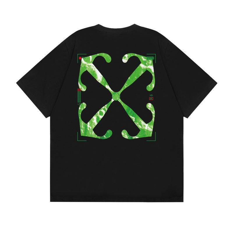 OFF WHITE T SHIRTS High-quality pure cotton high-street style