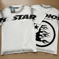 Hellstar T shirts High-street style, pure cotton, loose fit