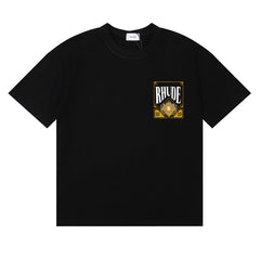 Rhude T Shirts Trendy textured prints