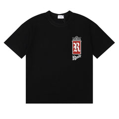 Rhude T Shirts Three-color textured pure cotton print