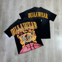 DUAA T shirts Trendy distressed, ripped style