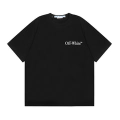OFF WHITE T SHIRTS High-quality pure cotton high-street style