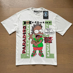 Hellstar T shirts High-street style, pure cotton, loose fit