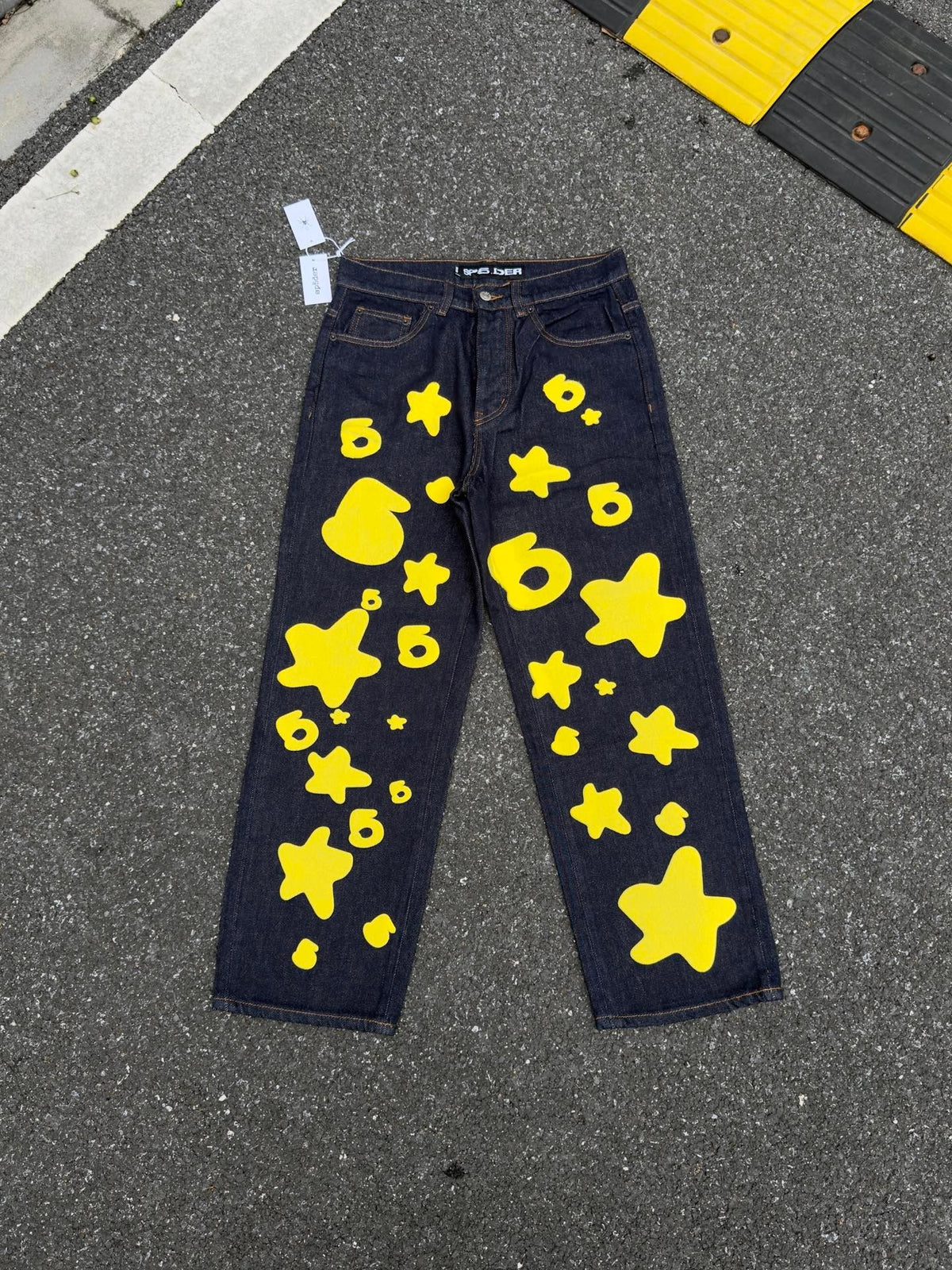 Sp5der Retro Star Jeans