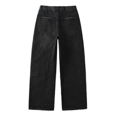 Mens trendy purple jeans 100% cotton Jeans Rhinestones #9125