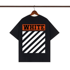 OFF WHITE T SHIRTS High-quality pure cotton high-street style