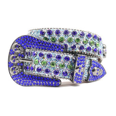 Hip-hop punk rhinestone belt punk full diamond alloy pin buckle