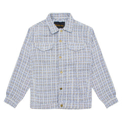 DREW HOUSE Jacket grey textured Chanel-style