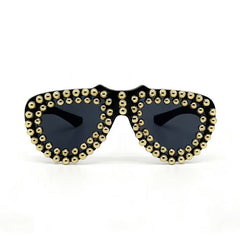 Trendy punk glasses retro