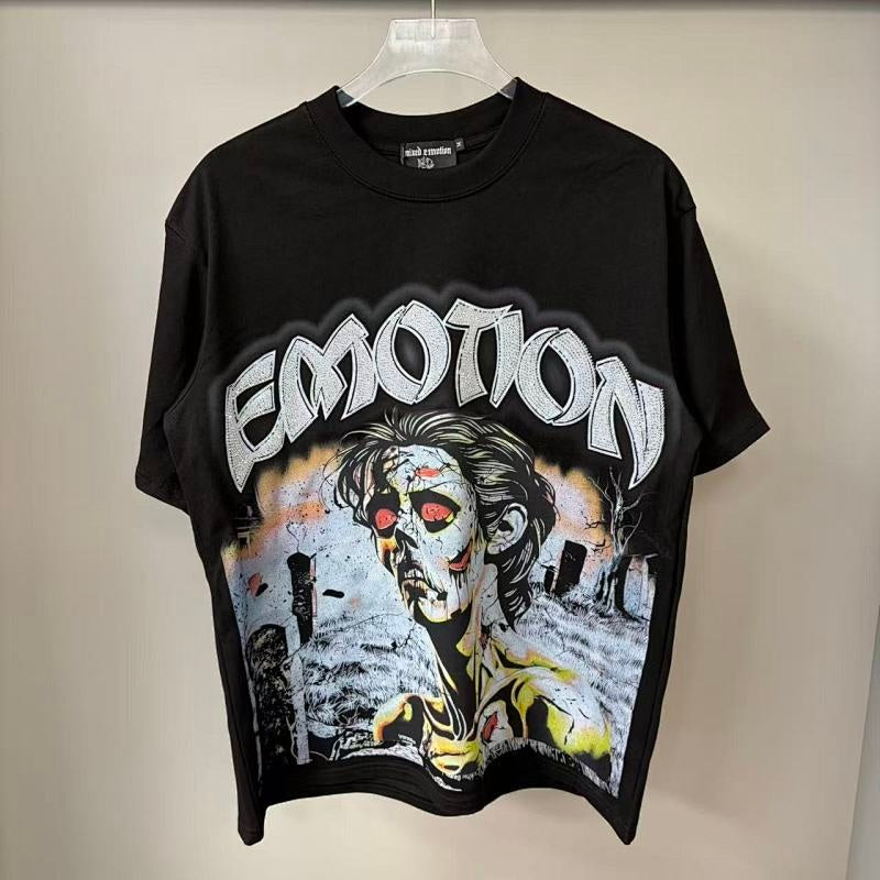 MIXED EMOTION T SHIRTS High-quality streetwear made from 260g pure cotton fabric.