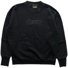 DREW HOUSE Hoodie Black embroidered letters