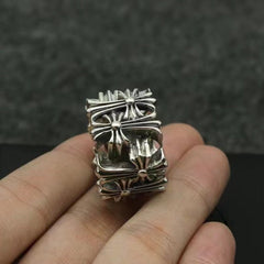 CHH Chrome heart Cross Ring