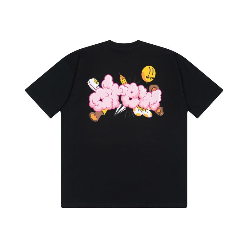 DREW HOUSE T Shirts Cute letter print