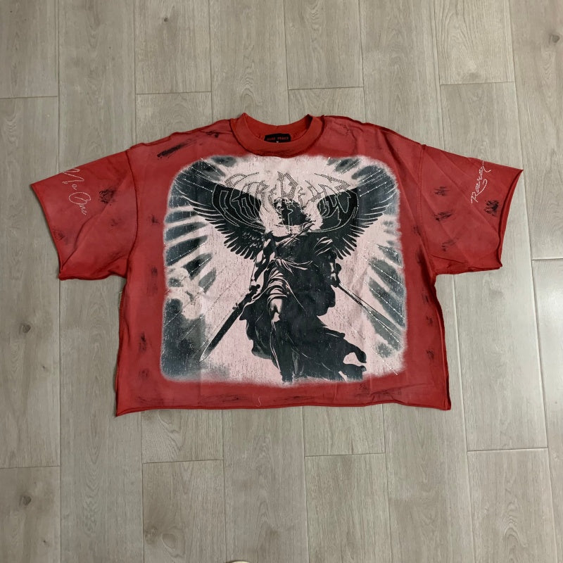 RARE PEACE T SHIRTS High-quality streetwear made from 260g pure cotton fabric.