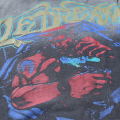 Valeforever Vale T Shirts Washed black with a distressed finish