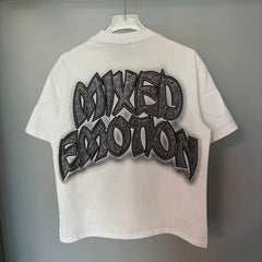 MIXED EMOTION T SHIRTS High-quality streetwear made from 260g pure cotton fabric.