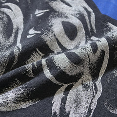 VALE T Shirts Trendy High-Street Washed Black