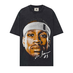 BIG FACE T shirts Pure Cotton High-Street Fashion