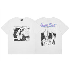 Revenge T Shirts High-quality streetwear with trendy Painted decoration