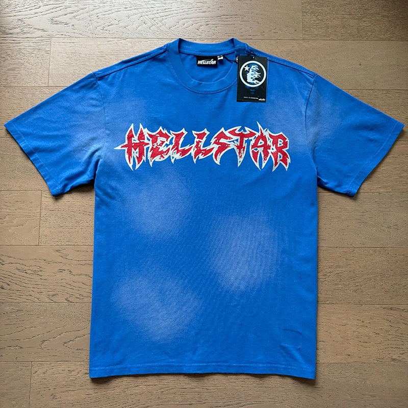 Hellstar T shirts High-street style, pure cotton, loose fit