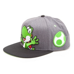 Trendy flat brimmed snapback hatscartoon sunshade