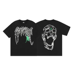 Revenge T Shirts High-quality streetwear with trendy Painted decoration