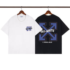 OFF WHITE T SHIRTS High-quality pure cotton high-street style