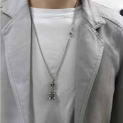 CHH Chrome heart Cross Necklace Male Vintage