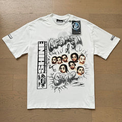 Hellstar T shirts High-street style, pure cotton, loose fit