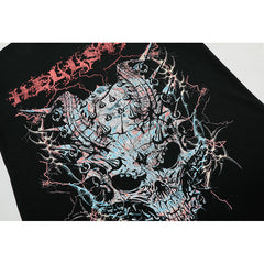 Hellstar T-shirt Direct Printing Pattern High-quality pure cotton high-street clothing
