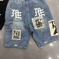 MIXED EMOTION Denim shorts