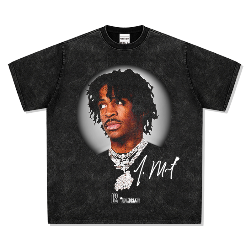 BIG FACE T shirts Pure Cotton High-Street Fashion