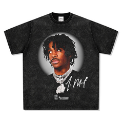 BIG FACE T shirts Pure Cotton High-Street Fashion