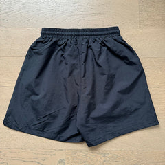 Hellstar shorts Casual style with a washed, distressed, and splatter-paint finish