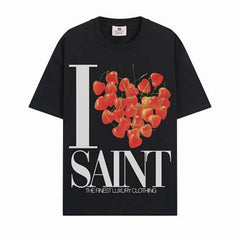 BIG FACE T shirts Pure Cotton High-Street Fashion