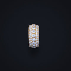 Rings S925 Silver Hip Hop Micro Zircon Ring St. Valentine's