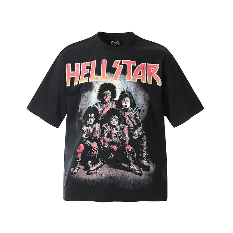Hellstar  T-shirt Direct Printing Pattern High-quality pure cotton high-street clothing