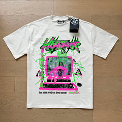 Hellstar T Shirts Retro style high street trend High-quality pure cotton high-street clothing