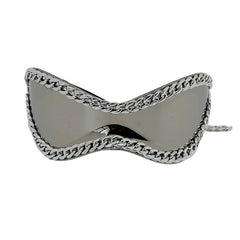Trendy punk glasses y2kretro chain