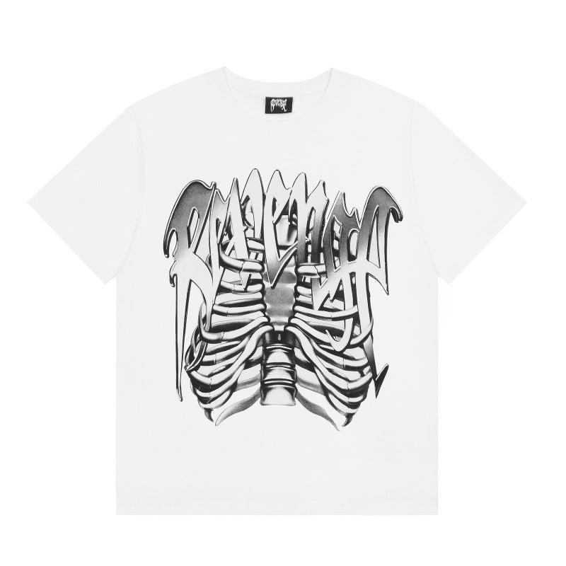 Revenge T Shirts High-quality streetwear with trendy Painted decoration