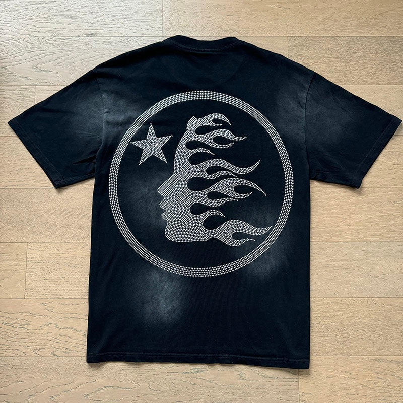 Hellstar T shirts High-street style, pure cotton, loose fit