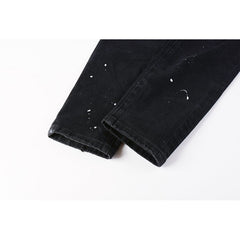 Mens trendy purple jeans 100% cotton Pure Cotton High Street Trend