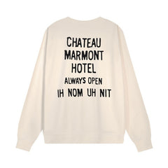 IH NOM UH NIT Crew neck sweatshirt High-quality pure cotton streetwear style