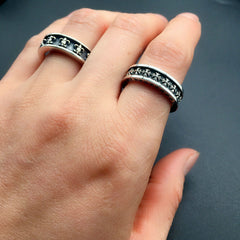 CHH Chrome heart Cross Ring