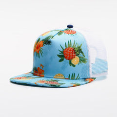 Trendy flat brimmed snapback hatsbreathable adjustable sunshade