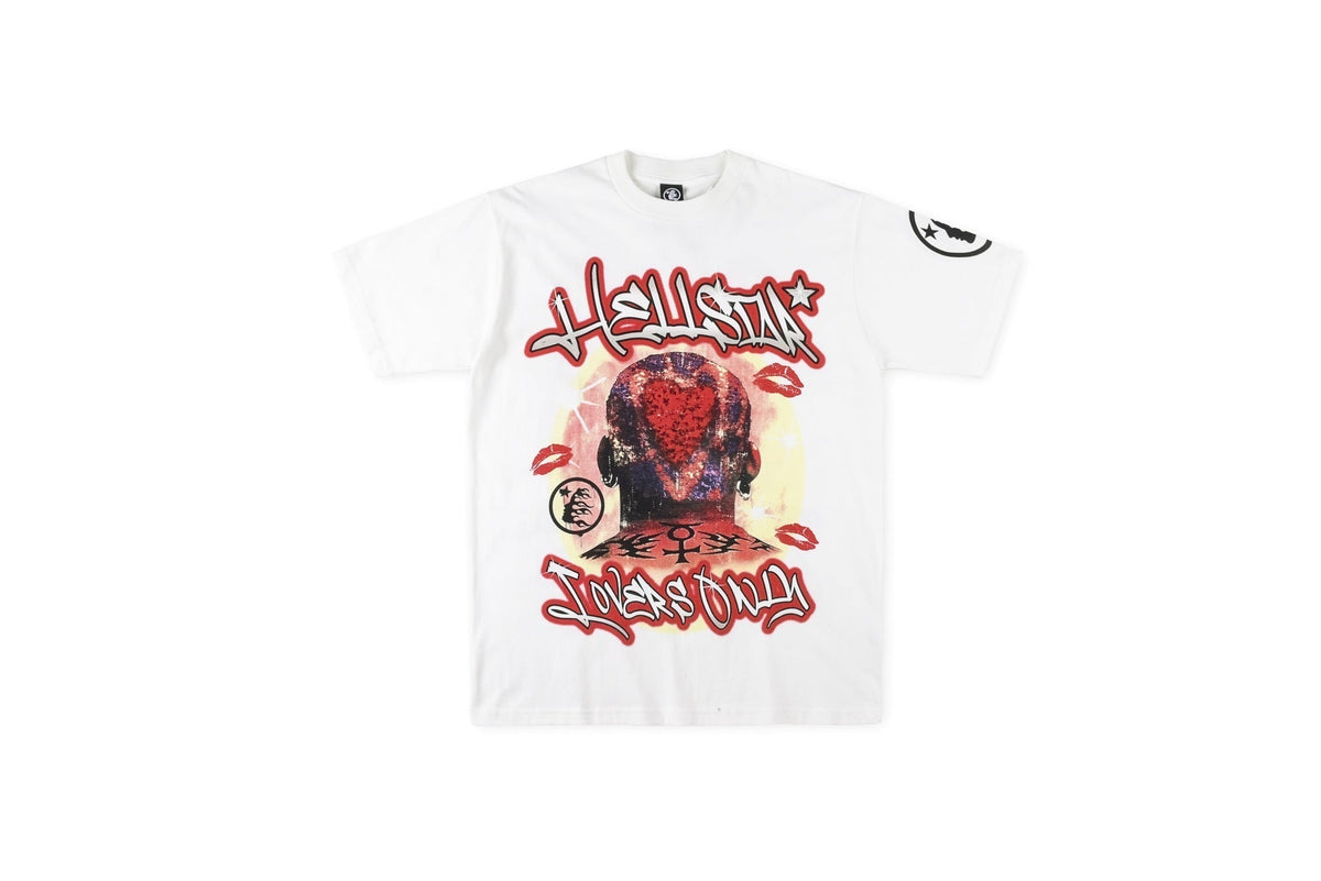 Hellstar T Shirt Portrait Flame Pure Cotton High-quality pure cotton high-street clothing